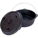 Pre-Seasoned Cast Dutch Oven with Skillet Lid and Pot Rack by HouseOfZazla