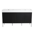 Freestanding Bathroom Vanity With Resin Sink And Storage Cabinet by HouseOfZazla
