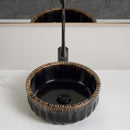 Vessel Sink, Above Counter Small Bowl - Black by HouseOfZazla