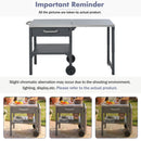 Foldable Outdoor Kitchen Cart With Storage For Patio by HouseOfZazla