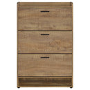 Denia 3-tier Engineered Wood Shoe Cabinet Mango