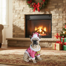 Christmas French Bulldog Statue