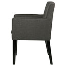 Yorkshire - Upholstered Dining Arm Chair With Cushioned Arms (Set of 2) - Gray