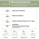 Indoor Outdoor Ceiling Fan With Light With Remote Control, Noiseless Reversible Motor, 6 Speed, 3 Color by HouseOfZazla