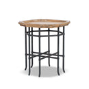 Foundry 24" Square Reclaimed Pine Wood & Iron Side Table Antique by HouseOfZazla