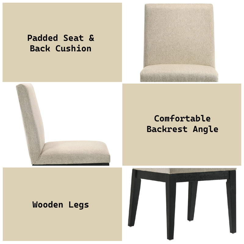 Froja - Side Chair (Set of 2) - Beige, photo 4 of 6