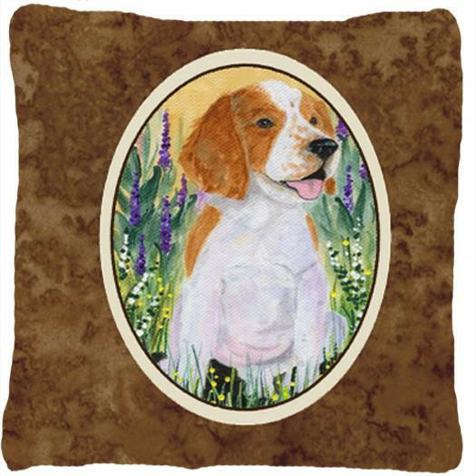 Welsh Springer Spaniel Decorative   Canvas Fabric Pillow