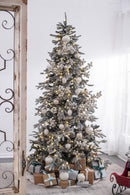 Glass Decorative Hanging Ball Christmas Tree Ornaments (Set of 12)