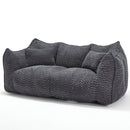 Comfortable Dual Beanbag Chair With High Resilience Foam Core For 2 People by HouseOfZazla