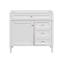 Bathroom Vanity With 2 Drawers And Tip-Out Drawer, Storage Cabinet