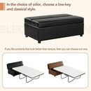 Twin Size Folding Ottoman Sleeper Bed With Mattress Convertible Guest Bed by Unique Piece Furniture