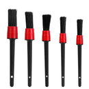 5Pcs Car Detailing Brush Set Detail Gap Cleaner For Automotive Dashboard Air Vent Wheels Cleaning Wet Dry Use
