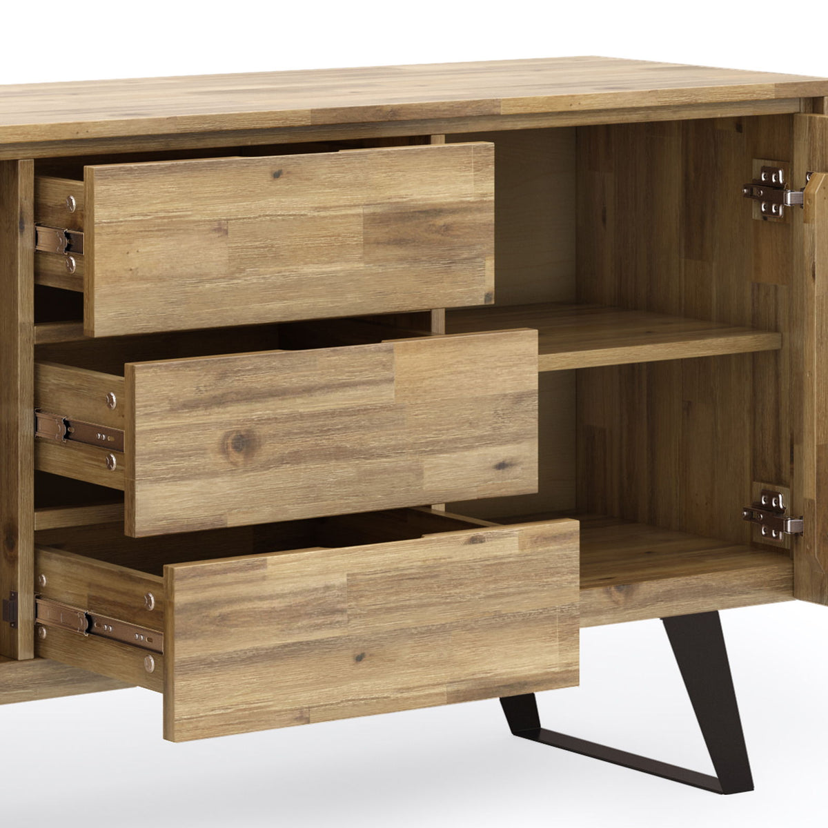 Lowry - Modern Industrial Sideboard Buffet, photo 9 of 14