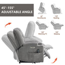Power Lift Recliner Chair with Massage and Heat