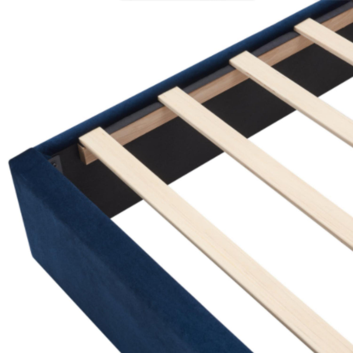Comfortable Upholstered Bed With Vertical Channel Tufted Wingback Headboard, photo 15 of 27