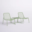 Kincaid Outdoor 3-Piece Conversation Set with Iron Frame by HouseOfZazla