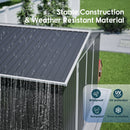 10x10 FT Large Outdoor Metal Storage Shed by HouseOfZazla