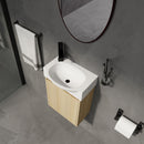 Modern Bathroom Vanity With Ceramic Basin, Wall Mounted Floating Sink Combo, Storage Cabinet by Unique Piece Furniture