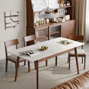 Round Corner Diagonal Leg Telescopic Table For 6 - 8 People To Meet Dining Table by HouseOfZazla