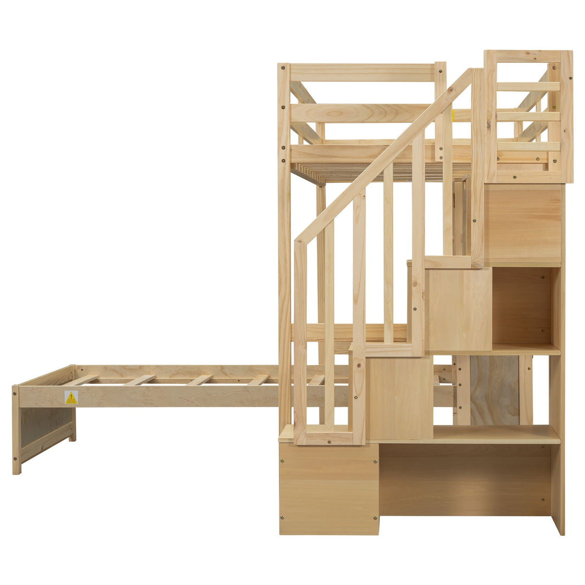 Loft Bed With Built In Desk And Staircase, photo 17 of 34