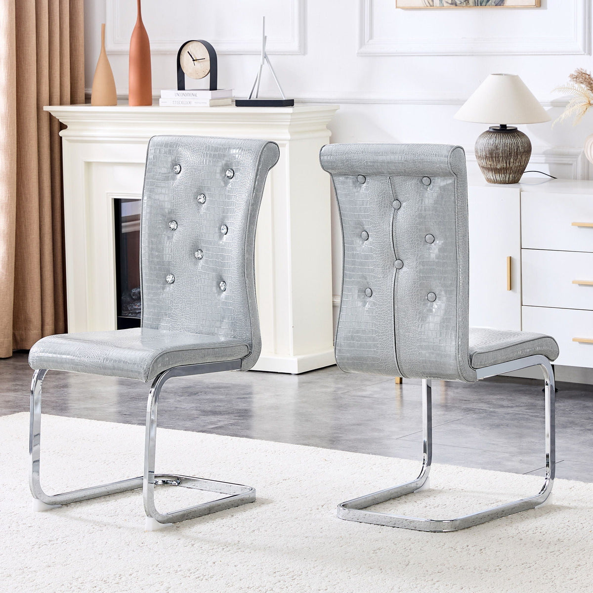 Elegant Design Upholstered Dining Chairs, photo 17 of 24