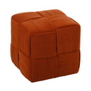 Modern Ottoman Foot Rest With Woven Design by Unique Piece Furniture