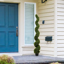 Artificial Outdoor UV Resistant Plastic Boxwood Topiary Spiral Tree by HouseOfZazla