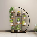62.2 Inch Tall Metal Indoor Plant Stand with Grow Lights