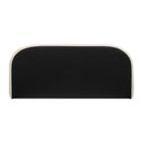 Archie Puffy Grounded Upholstered Platform Bed - Oatmeal Light