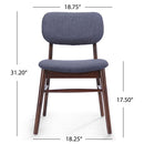 Upholstered Comfort Dining Chair (Set of 2) by HouseOfZazla