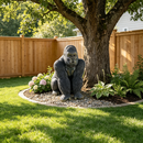 Realistic Silverback Gorilla Figurine