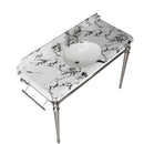 VICI 48" Bathroom Ceramic Undermount Basin and Artificial Marble Countertop by HouseOfZazla
