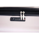 3 Piece Luggage Sets PC Lightweight & Durable Expandable Suitcase with Two Hooks, Double Spinner Wheels, TSA Lock, (21/25/29) Sand