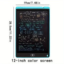 Digital LCD Writing Tablet with Stylus Pen – Reusable Wipeable Dry-Erase Doodle & Drawing Board