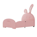 Upholstered Rabbit-Shape Princess Bed With Headboard And Footboard by Unique Piece Furniture