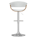 Sheldon - Upholstered Adjustable Swivel Bar Stool by Unique Piece Furniture