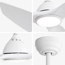 Bredoom Ceiling Fan With Remote Control And LED Light, Blades, Reversible DC Motor For Indoor / Outdoor Use by Unique Piece Furniture