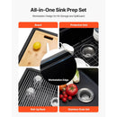 30 Inch Granite Kitchen Sink Undermount Single Bowl Drop-In Basin for RV Bar by HouseOfZazla