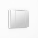 36x26 inch Aluminum Bathroom Medicine Cabinet, Adjustable Glass Shelves, Waterproof and Rust-Resist, Recess or Surface Mount Installation