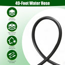 360° Bendable Drip Irrigation System with 49FT 5/8” Tubing Hose 5/16” Faucet Connector Automatic Watering Misting Kit For Garden Greenhouse Yard Lawn