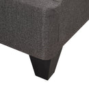 14" Upholstered Platform Bed Base, Mattress Foundation by HouseOfZazla