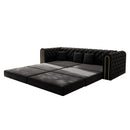 3-In-1 Convertible Sleeper Sofa With Movable Ottoman For Living Room by HouseOfZazla
