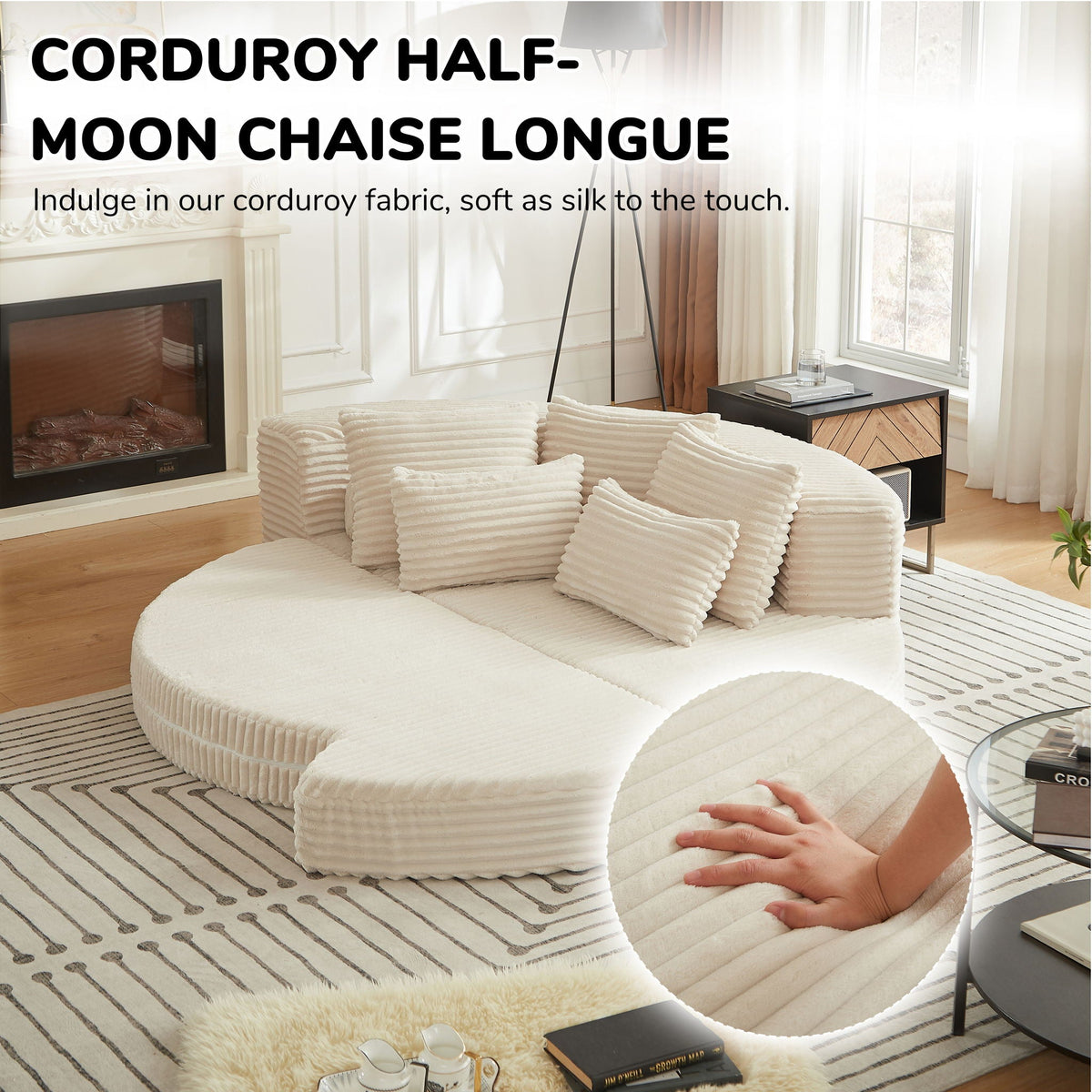 Semi Circular 2 In 1 Sofa Bed With Neck Pillow, photo 26 of 40
