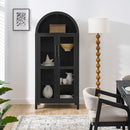High Arched Storage Cabinet with LED Light