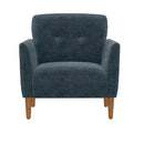 Accent Chair, Transitional - Blue by HouseOfZazla