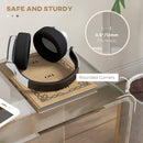 21" Long Rectangle All Acrylic 15mm Thick Waterfall Coffee Table, Clear