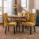 Nikki - High-End Tufted Dining Chair (Set of 2) by HouseOfZazla