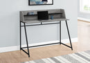Computer Desk for Home Office with Marble Look and Storage Shelves by HouseOfZazla