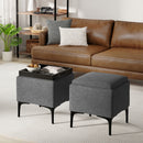 Natasha - Multifunctional Storage Ottoman With Tray by Unique Piece Furniture
