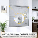 56-60"W x 60"H Semi-Frameless Double Sliding Shower Door by HouseOfZazla